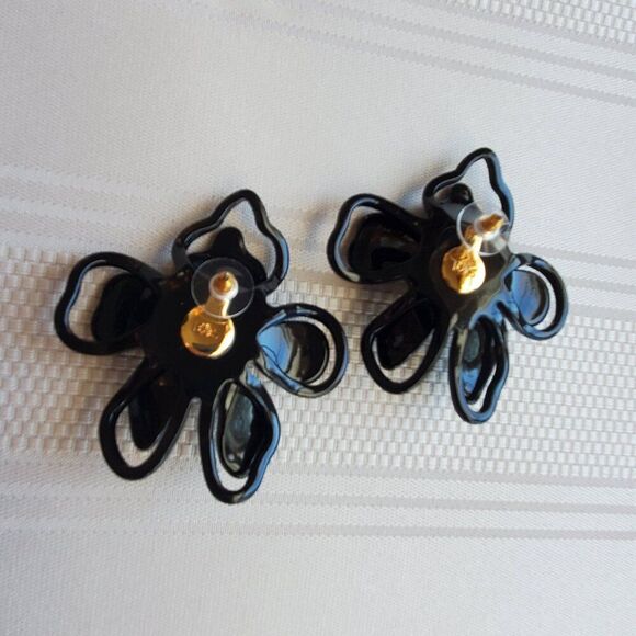 Brand New. Lele Sadoughi Crystal Azalea Statement Earrings - Picture 8 of 13